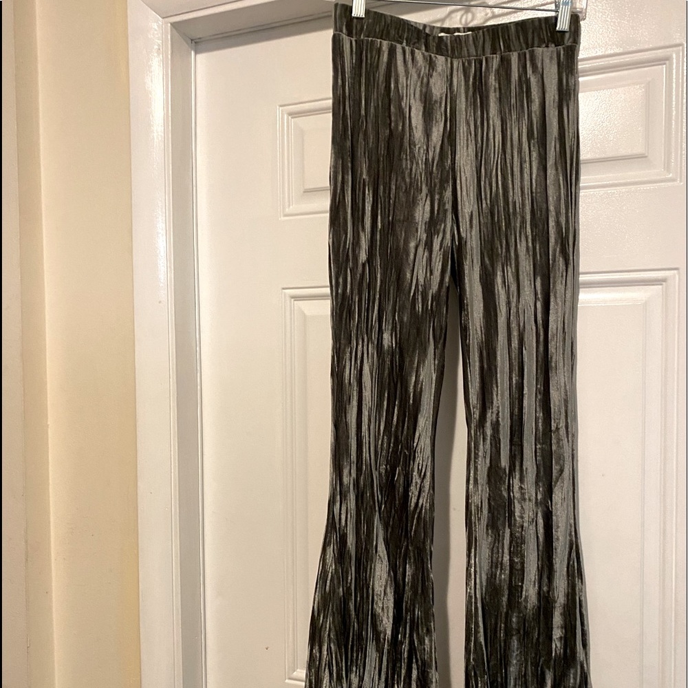Urban Outfitters Velvet Bell Bottoms